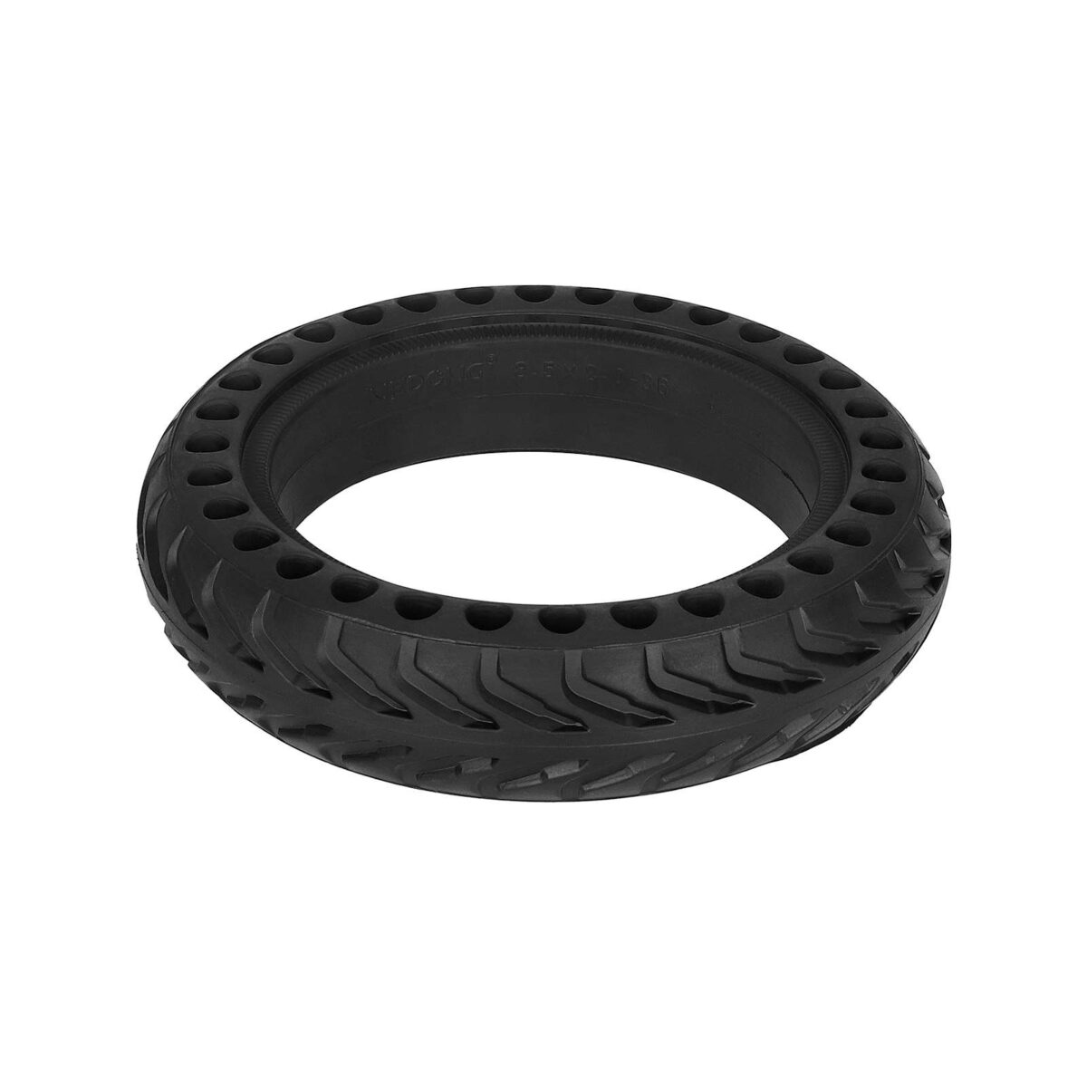Neumático sólido poroso de 8 1/2 x 2 pulgadas (negro) - Imagen 3