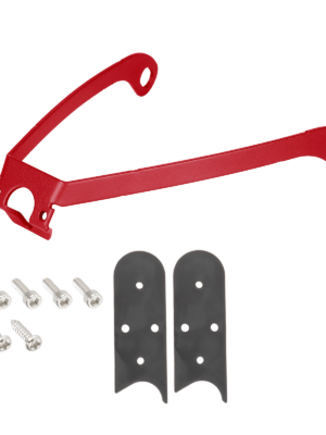 Kit de soporte de guardabarros trasero de metal rojo de 8,5 y 10 pulgadas para scooter Xiaomi Pro