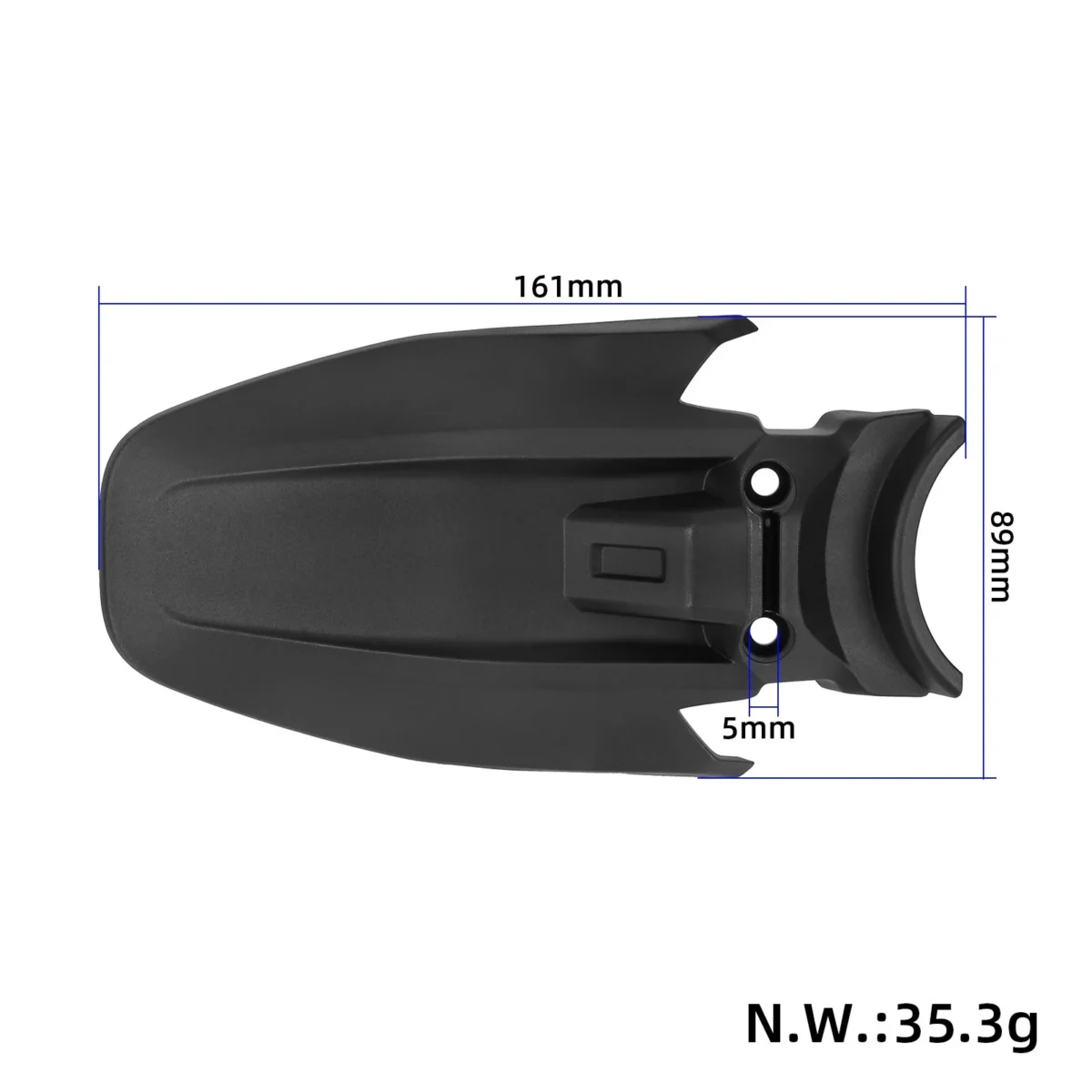 Guardabarros delantero original del Segway Ninebot ZT3 Pro - Imagen 2