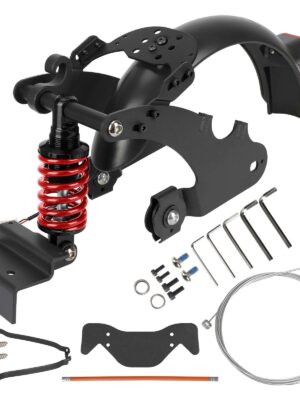 Suspensión trasera Ulip V2 negro-rojo para scooters F20 F25 F30 F40 F40i F65 D18E D28E D38E D40