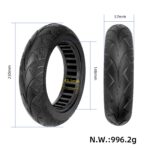 Neumático sólido negro NN10*2.5MAX (ranura de 44 mm) - Imagen 2