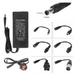 Cargador británico 42V2ADC2.1 (con 6 cables adaptadores)