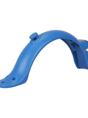 Guardabarros trasero azul Xiaomi Pro/Pro2 con matrícula (con luz trasera + gancho)