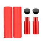 Kit extensor de manillar de silicona Ulip rojo sin luz para scooters de las series Xiaomi y Ninebot ES - Imagen 3