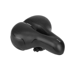 Asiento de bicicleta con pegatinas reflectantes (blanco y negro)