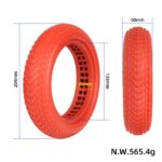 Neumático semisólido rojo de 8,5 pulgadas - Imagen 2