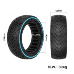 Neumático sólido LUCK4U 8.5*2.5 para carretera urbana con círculo azul - Imagen 2