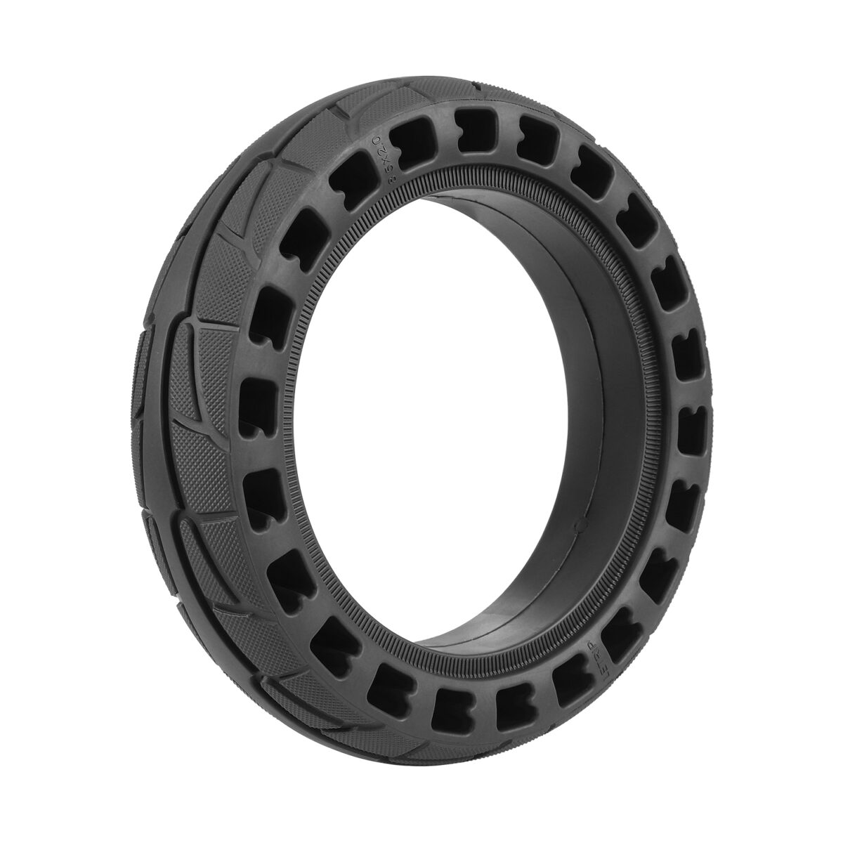 Neumático sólido de caucho negro de 8 1/2 x 2 pulgadas - Imagen 6