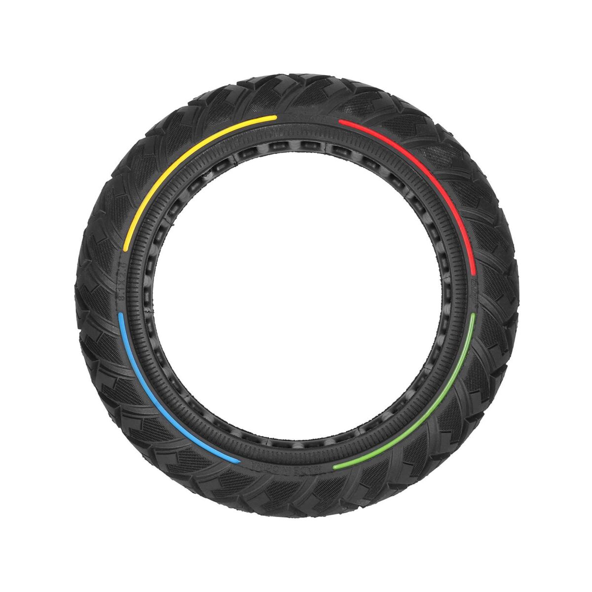 Neumático todoterreno sólido Ulip 8.1*2.0 con forma de diamante y círculo de 4 colores - Imagen 4