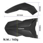 Guardabarros trasero para scooter Kukirin G3 Pro - Imagen 2