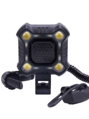 Faro delantero con bocina eléctrica 140bd negro