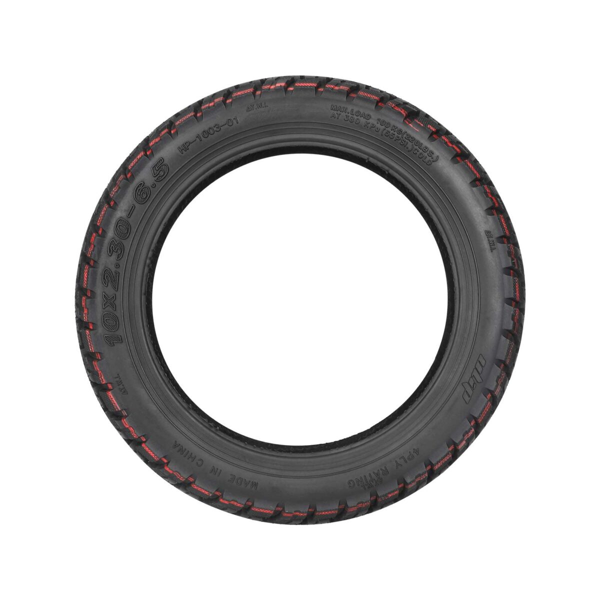 Neumático todoterreno sin cámara autorreparable ULIP 10*2.30-6.5 con adhesivo y válvula - Imagen 6