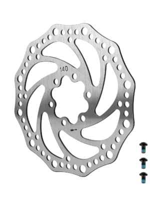 Disco de freno en forma de flor de 6 orificios y 140 mm (con tornillos)