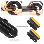 Juego de 4 luces intermitentes recargables amarillas Ulip + 1 juego de luces traseras con control remoto para scooters Xiaomi 4Pro - Imagen 6