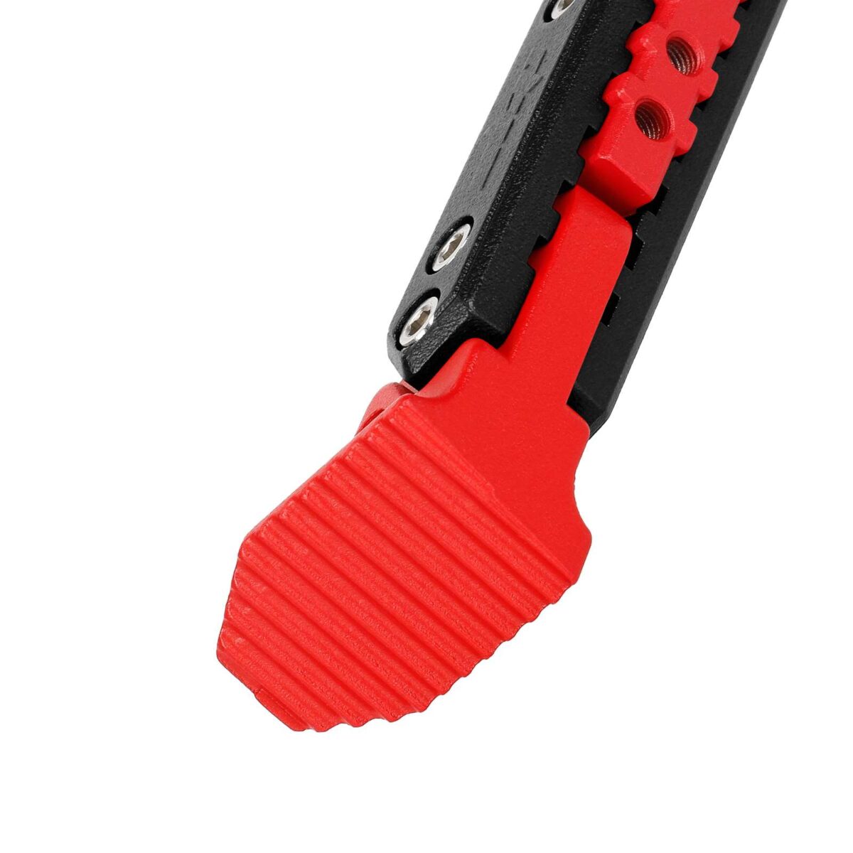 Pata de cabra ajustable V2 Rojo-Negro para patinetes Xiaomi - Imagen 4
