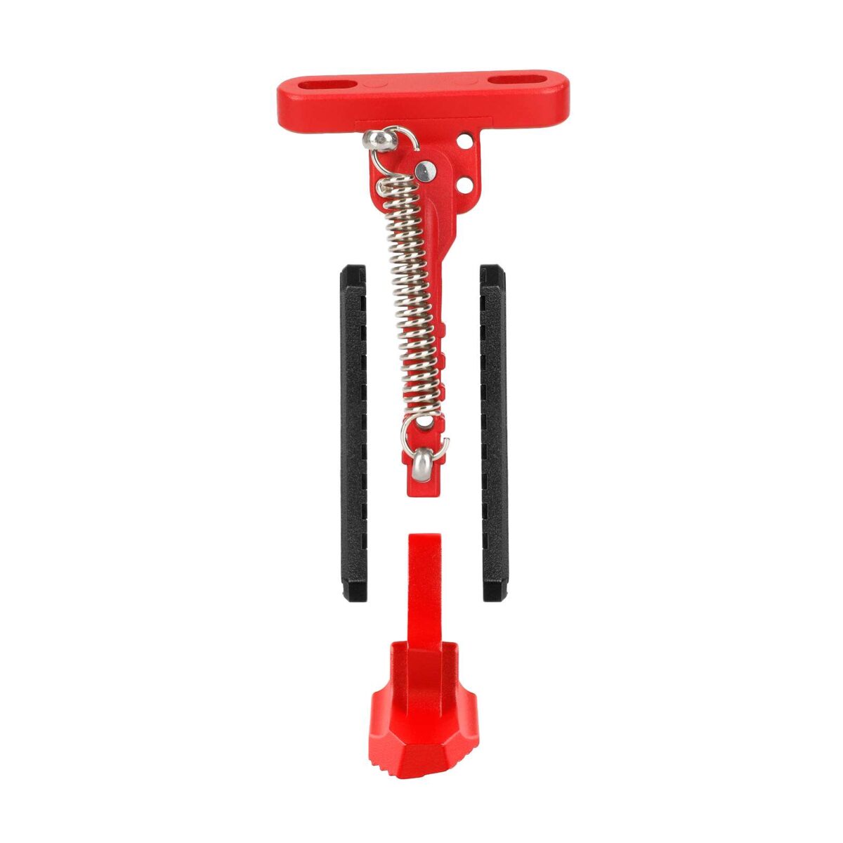 Pata de cabra ajustable V2 Rojo-Negro para patinetes Xiaomi - Imagen 5