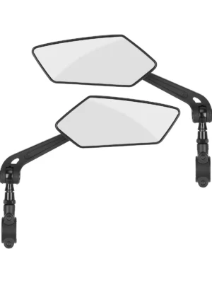 Reflector de espejo retrovisor para bicicleta giratorio de 360 grados (de 2 a 2,4 cm)