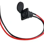 Cabezal hembra con cable para conector Canon de 3 pines