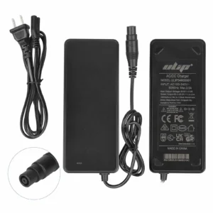 Cargador Ulip 53,6 V/54,6 V 2 A con conector Xiaomi O para Xiaomi 4 Pro Plus/4 Pro Max/Ninebot G3 F3 GT3 ZT3 (enchufe estadounidense)