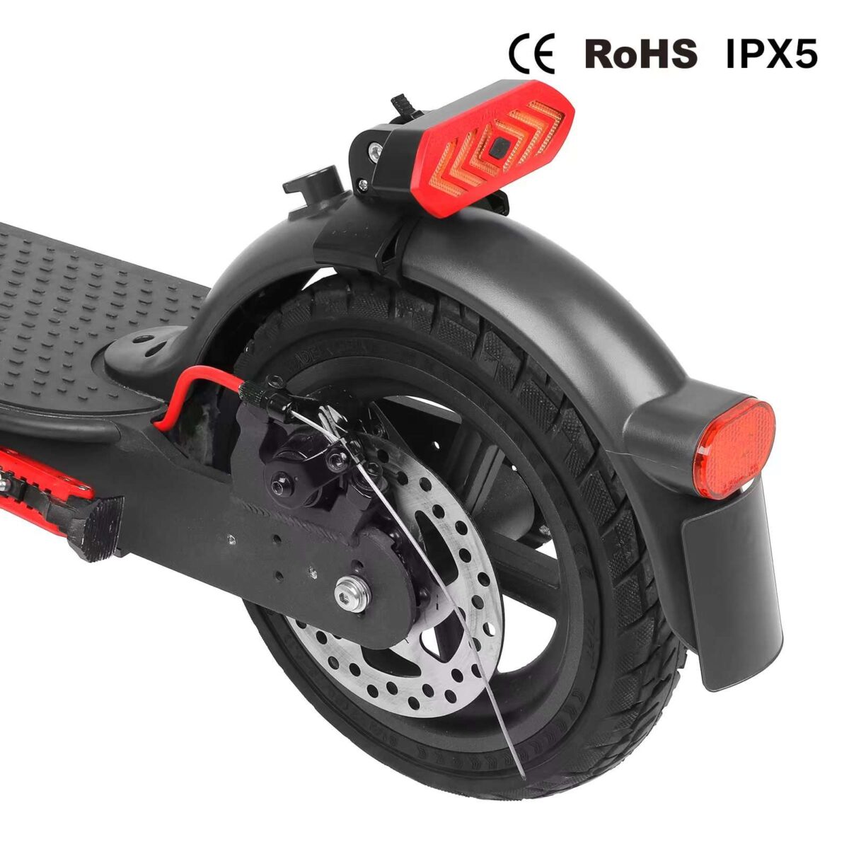 Luz trasera con señal de giro y control remoto Ulip con clips para guardabarros trasero Xiaomi y G30 - Imagen 2