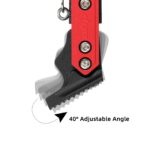 Pata de cabra ajustable Ulip Negro-Rojo para scooters de las series F y Xiaomi 4 - Imagen 3