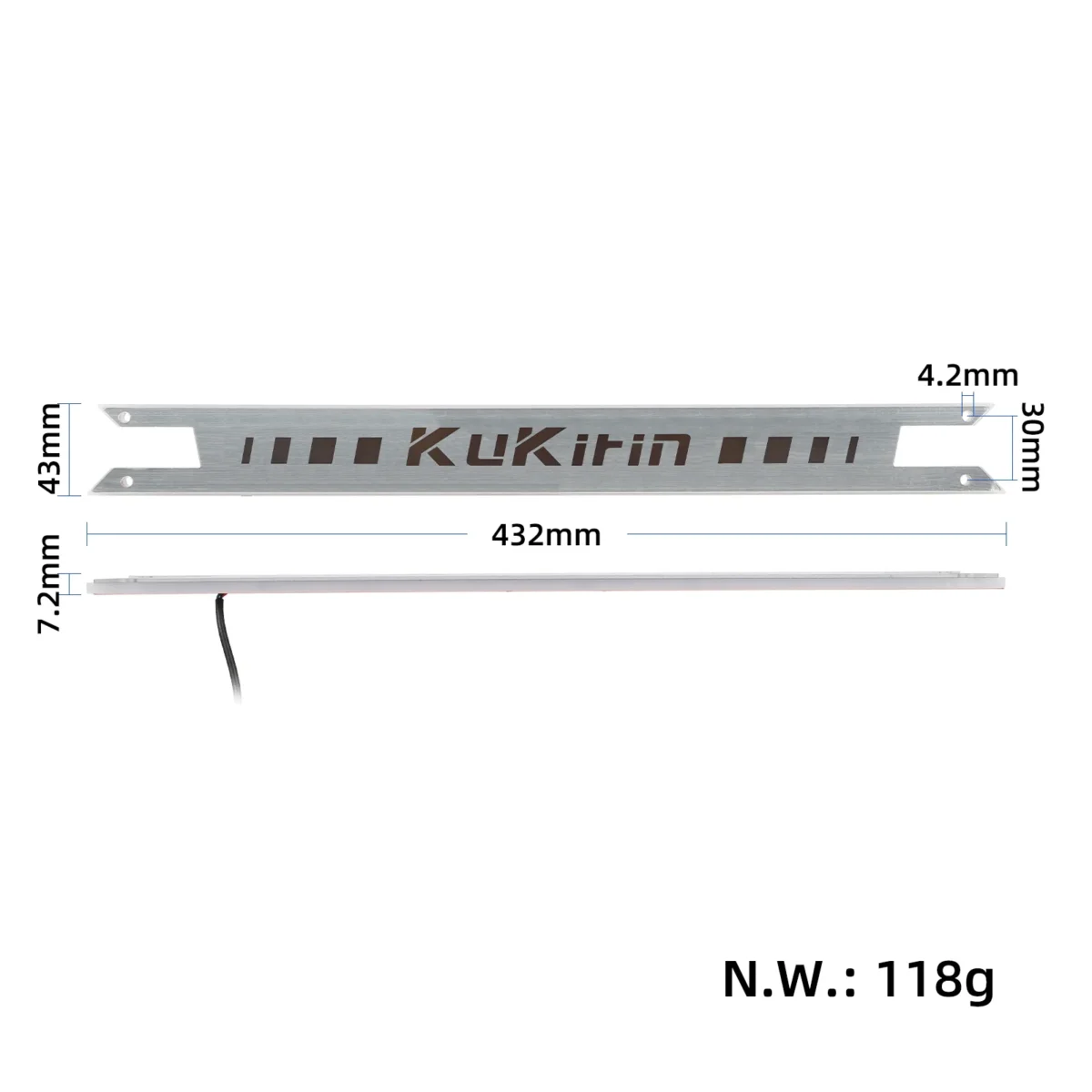 Luz lateral izquierda de la placa inferior del KuKirin G4 Max - Imagen 2