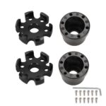 Copas de horquilla de aluminio negro