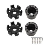 Copas de horquilla de aluminio negro