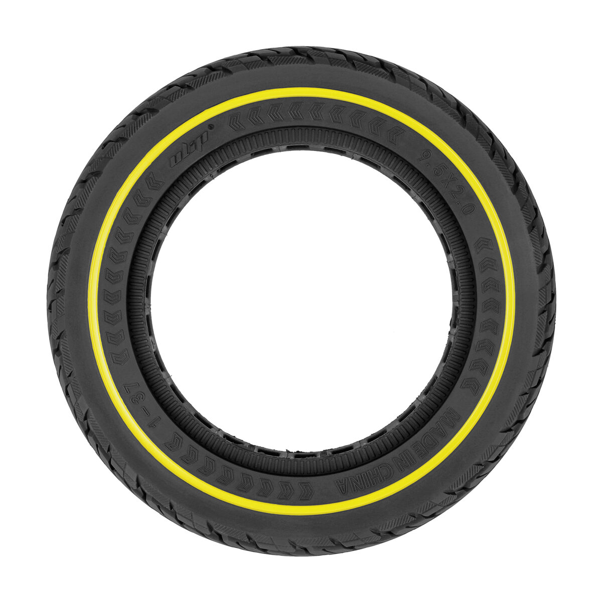 Neumático sólido Ulip 9.5*2.0 con círculo amarillo para scooters Xiaomi y de 8.5 pulgadas - Imagen 3