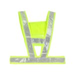 Chaleco reflectante V verde fluorescente