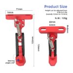 Pata de cabra ajustable Ulip Red-Black para scooters de las series F y Xiaomi 4 - Imagen 2