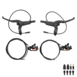 Kit de freno de disco hidráulico NUTT negro (izq. y der.) (1300 mm + 2100 mm)