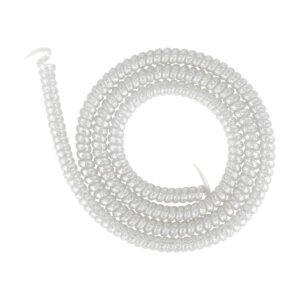 Bobina de 1 metro de 6 mm de color blanco brillante