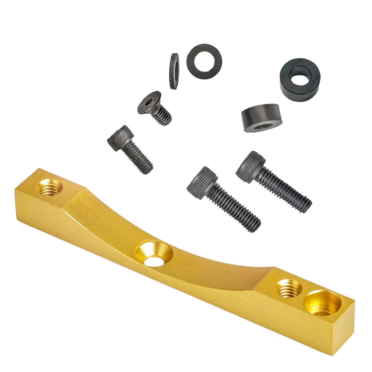 Kit adaptador de freno ZOOM Xtech HB100 negro 4 orificios y tornillo - Imagen 5