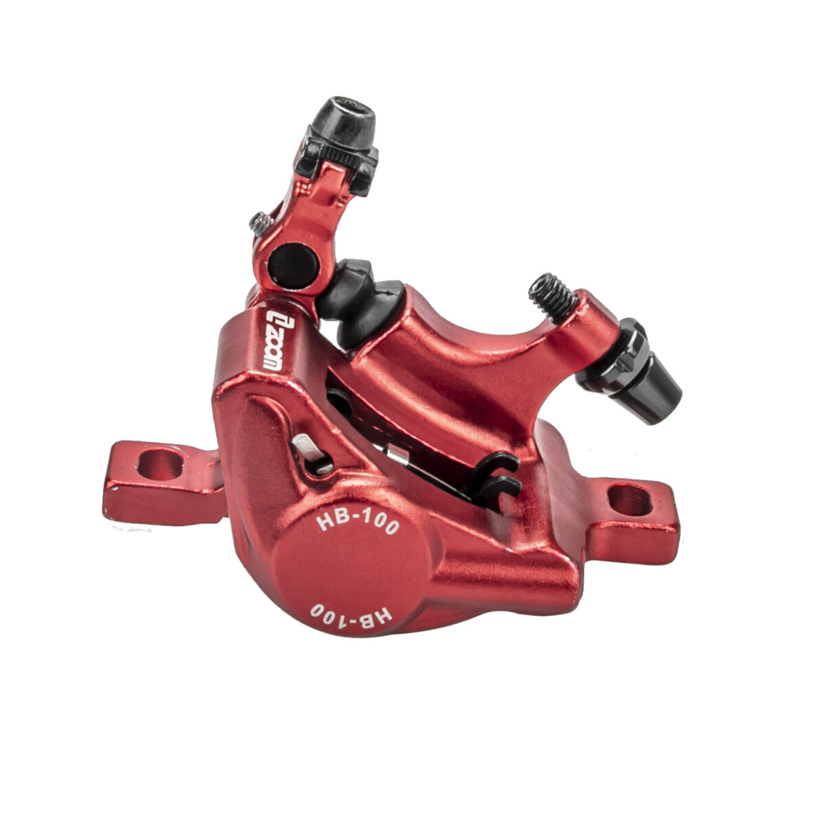 Juego de frenos Xtech rojos que incluye disco de 135 mm y adaptador rojo - Imagen 3