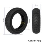 Neumático sólido todoterreno Ulip 9.5*2.5 negro - Imagen 2