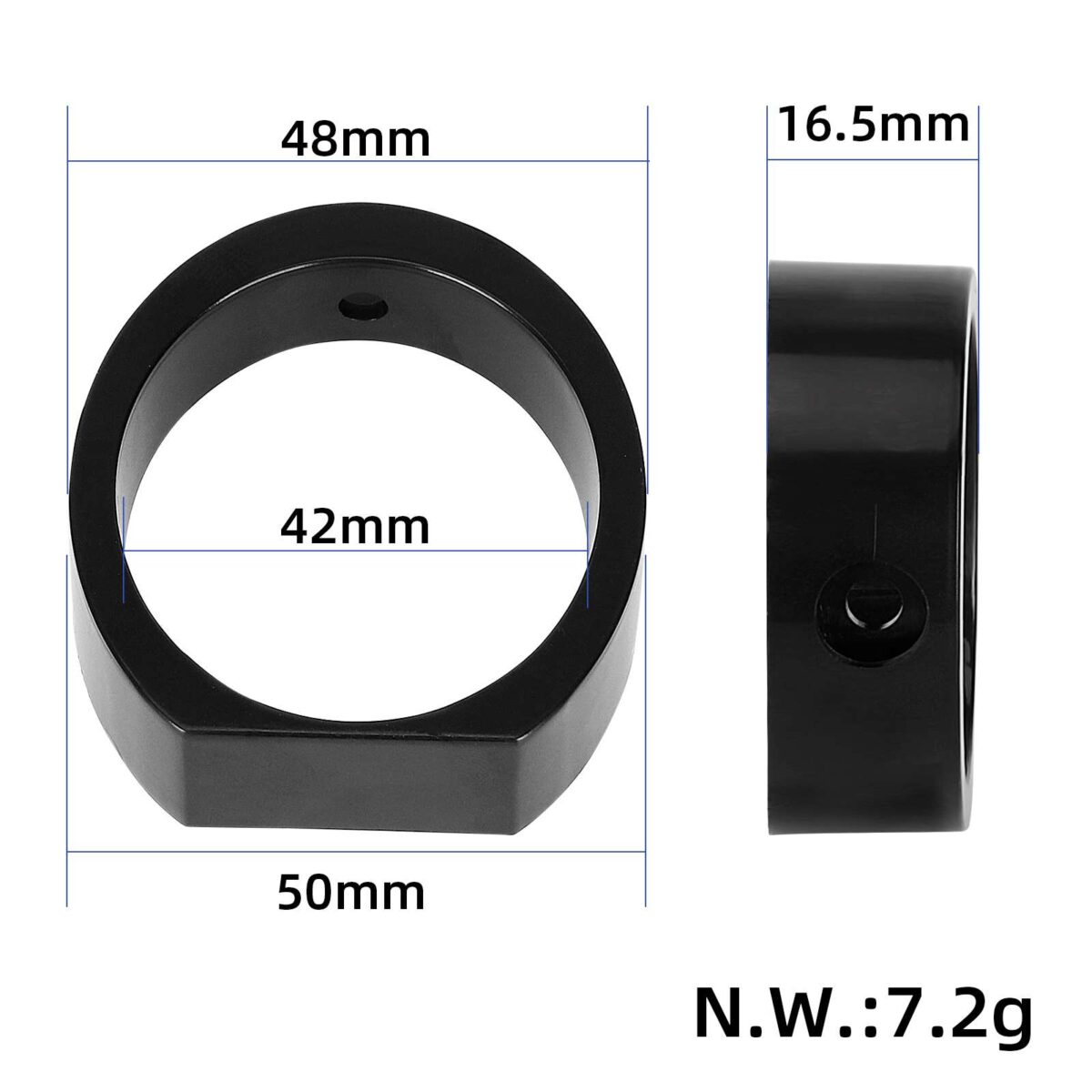 Anillo negro para patinete Xiaomi 4 pro - Imagen 2