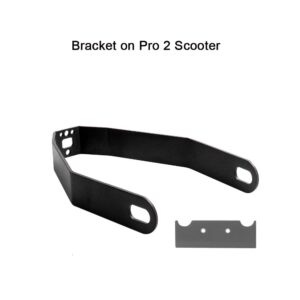 Soporte de guardabarros trasero de metal negro para scooter Pro 2, 1S