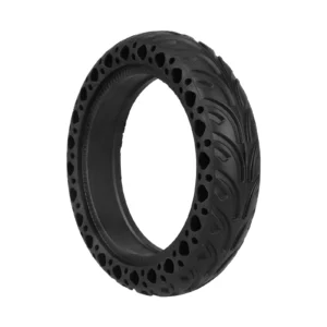 Neumático sólido de caucho de 8 1/2 x 2 pulgadas (negro)