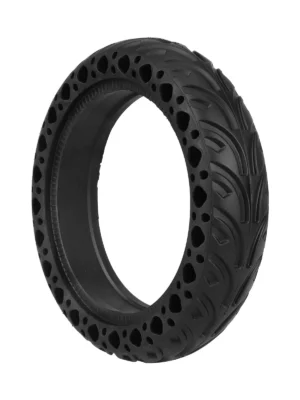 Neumático sólido de caucho de 8 1/2 x 2 pulgadas (negro)