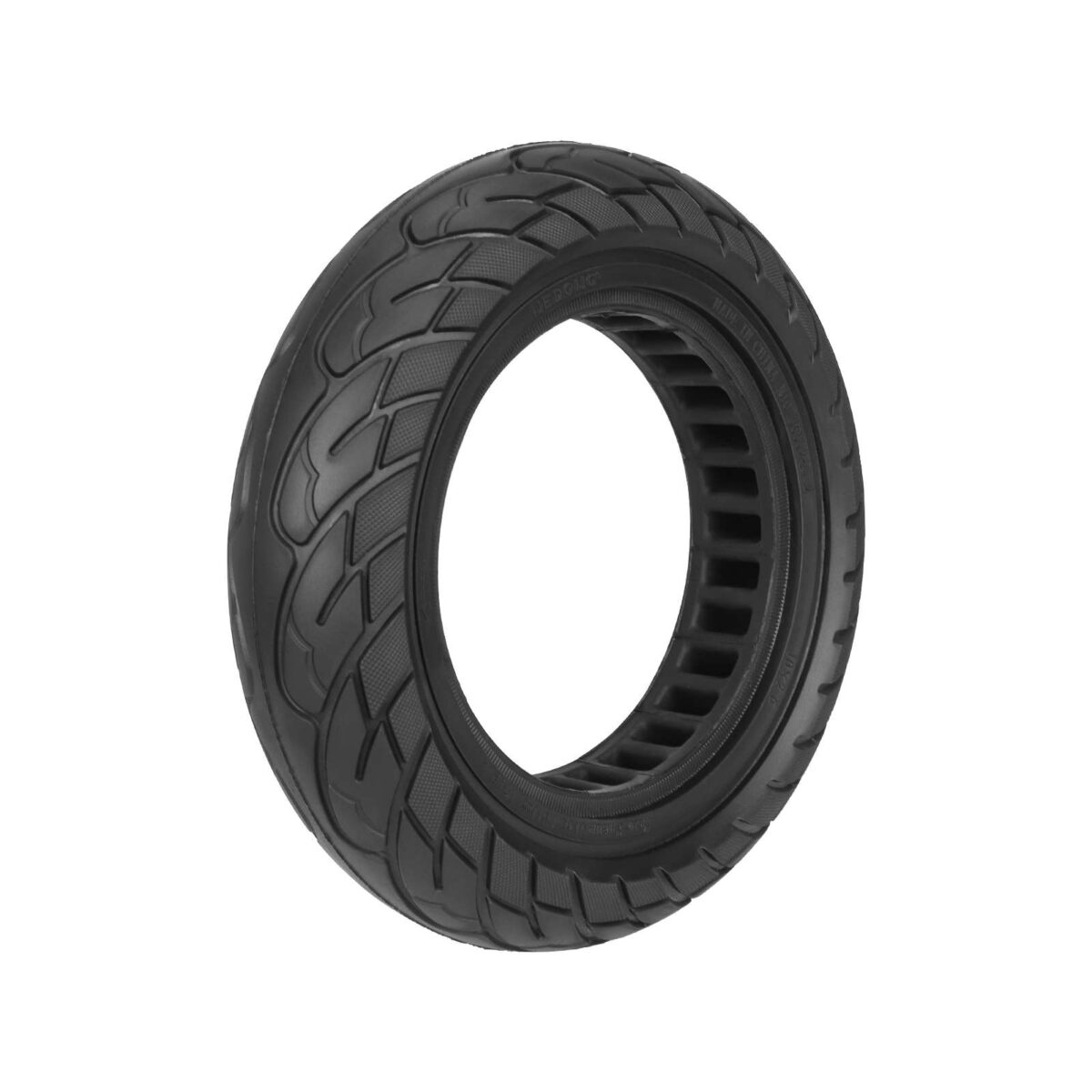 Neumático sólido negro de 10 x 2,5 con ranura de 37 mm - Imagen 6