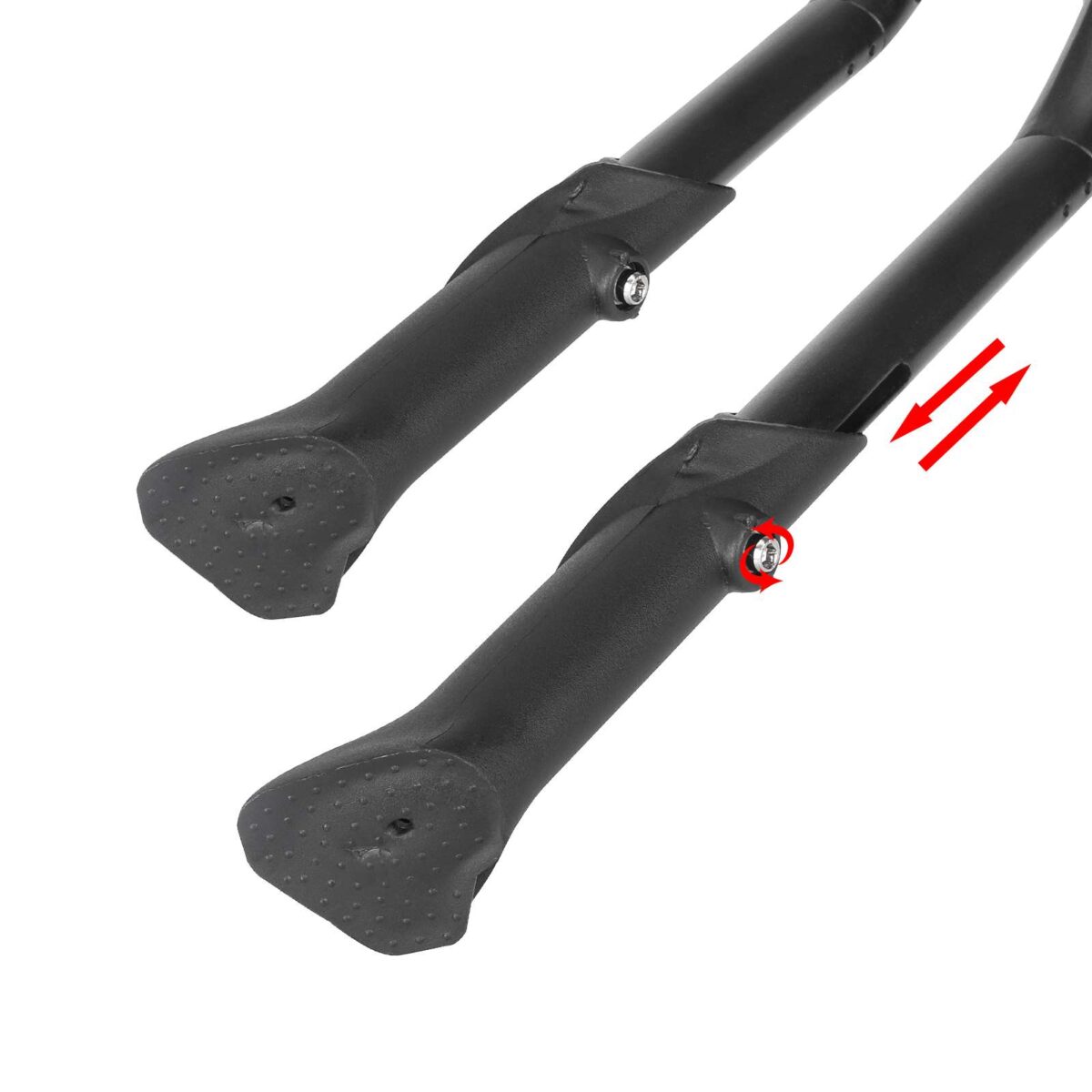 Reposapiés largo ajustable de dos orificios de 24 a 29 pulgadas - Imagen 4