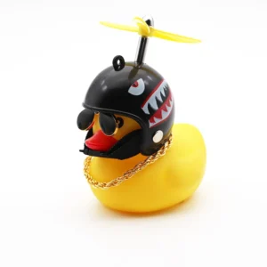 Figura de pato amarillo (tiburón negro)