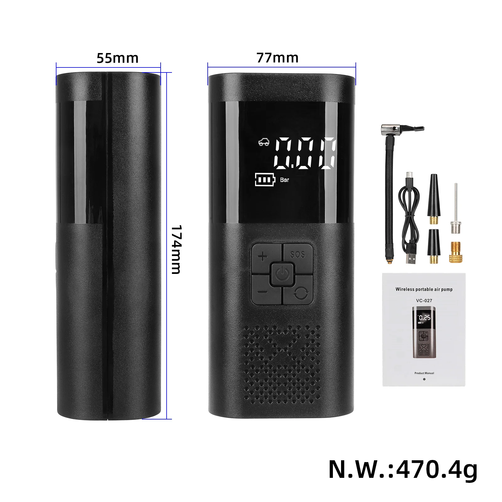 Bomba de neumáticos portátil - Imagen 2