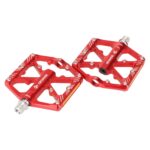 Pedal antideslizante hueco de aleación de aluminio rojo - Imagen 6