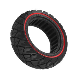 Neumático sólido todoterreno Ulip 90/65-6.5 con forma de diamante y círculo rojo