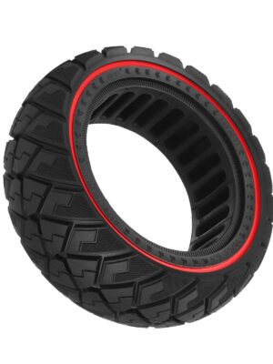 Neumático sólido todoterreno Ulip 90/65-6.5 con forma de diamante y círculo rojo