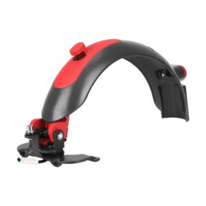 Guardabarros trasero Ulip Superior gris-rojo con aluminio para scooters Max G30