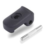 Cierre de hebilla plegable negro con aluminio forjado para patinetes Xiaomi