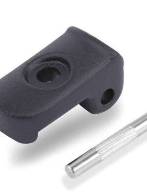 Cierre de hebilla plegable negro con aluminio forjado para patinetes Xiaomi